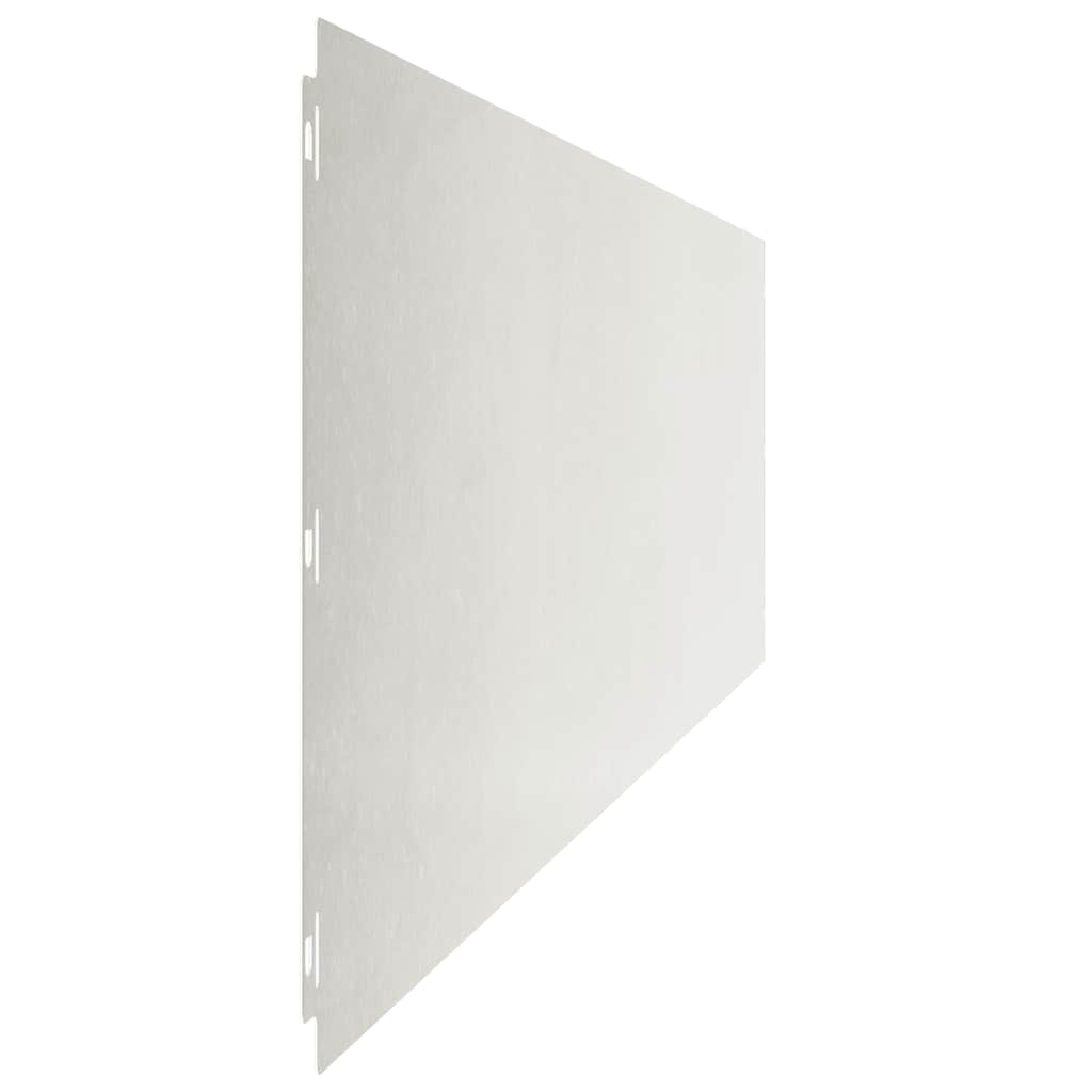 plænekanter 10 stk. 25x103 cm rustfrit stål