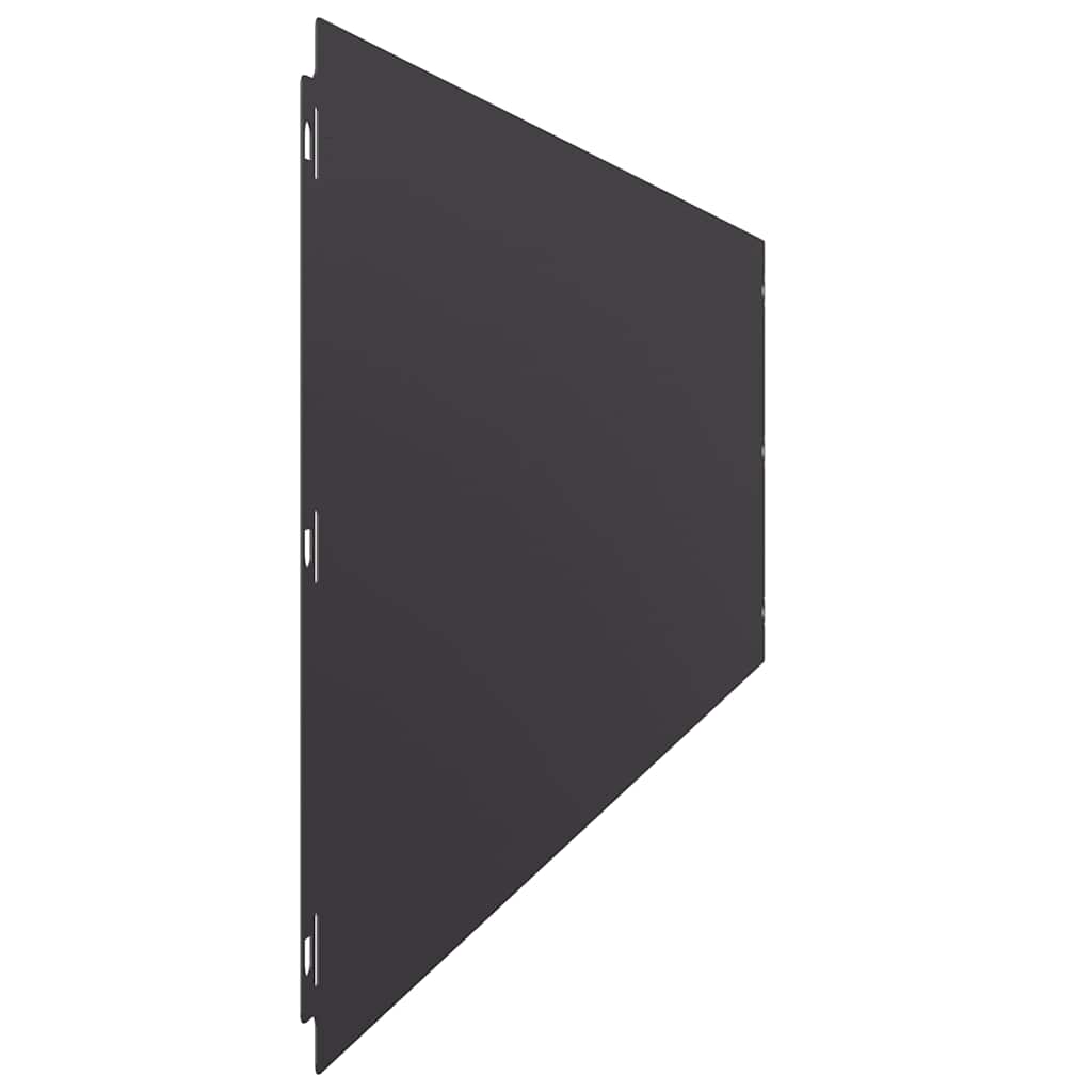 plænekanter 20 stk. 25x103 cm koldvalset stål sort
