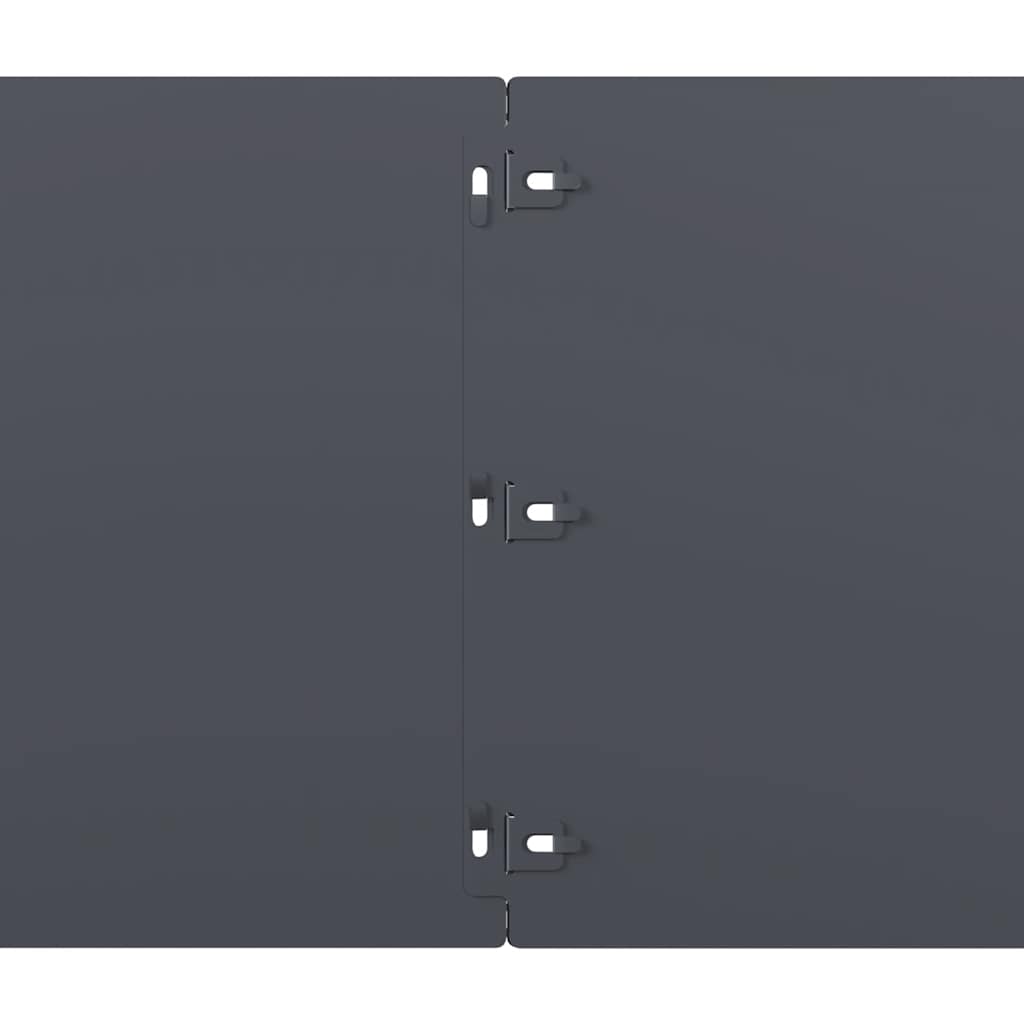 plænekanter 20 stk. 25x103 cm koldvalset stål antracit