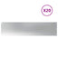 plænekanter 20 stk. 25x103 cm galvaniseret stål
