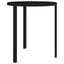 sideborde 3 stk. til haven polyrattan sort