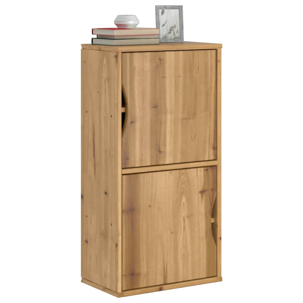 sideskab ODDA 40x24x79 cm massivt fyrretræ