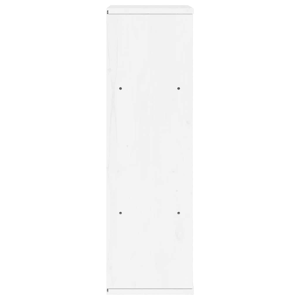 sideskab ODDA 40x24x79 cm massivt fyrretræ hvid