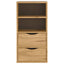 sideskab ODDA med skuffer 40x24x79 cm massivt fyrretræ