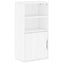 sideskab ODDA 40x24x79 cm massivt fyrretræ hvid