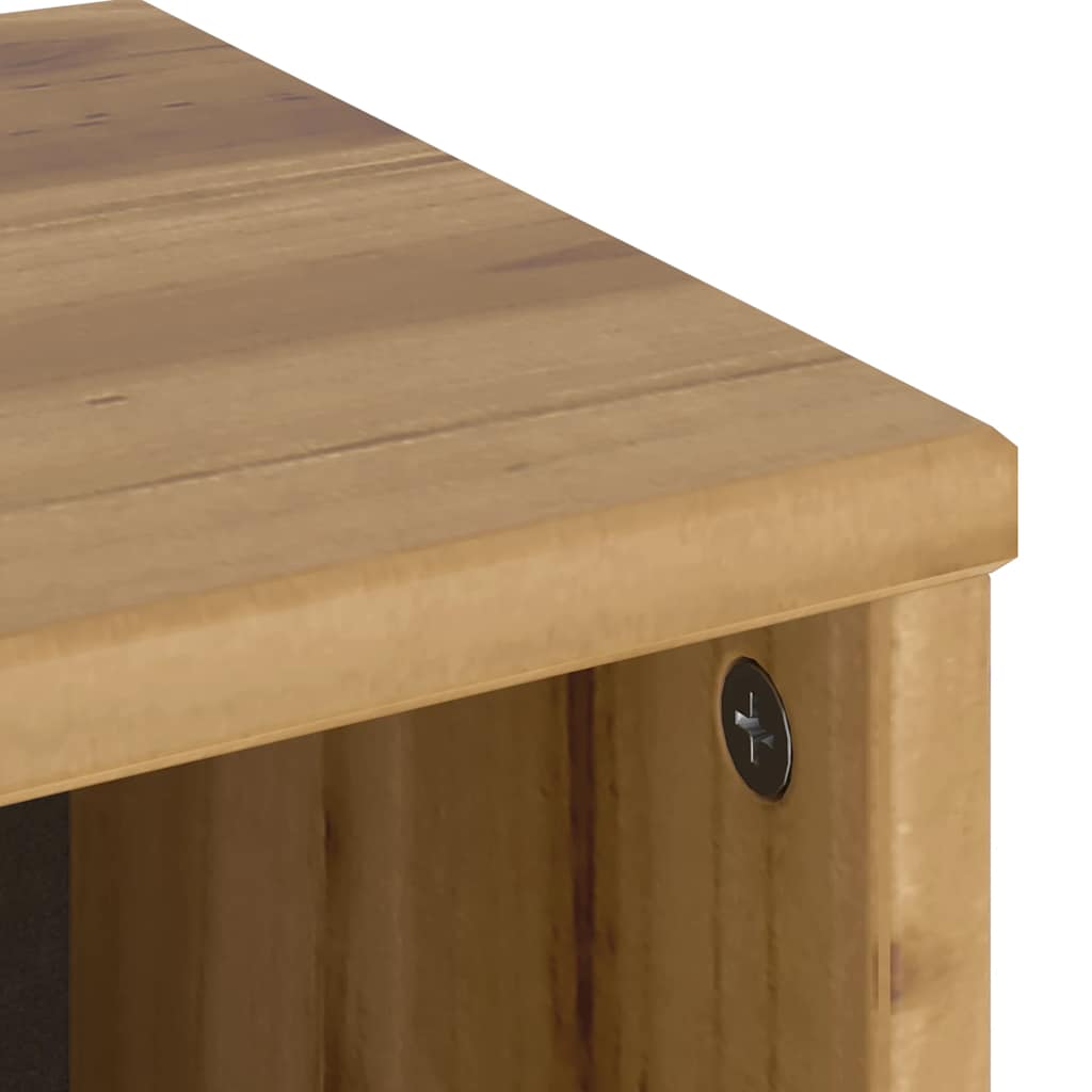 sideskab ODDA med skuffe 40x24x79 cm massivt fyrretræ