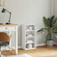 sideskab ODDA 40x24x79 cm massivt fyrretræ hvid
