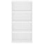 sideskab ODDA 40x24x79 cm massivt fyrretræ hvid