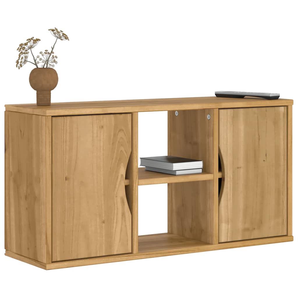 TV-skab ODDA 79x24x40 cm massivt fyrretræ