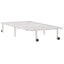 sengeramme uden madras foldbare 90x190 cm stål hvid