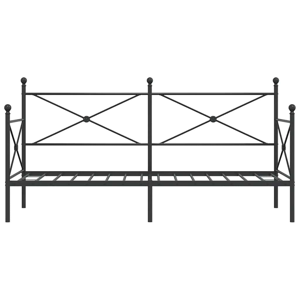 daybed uden madras 75x190 cm stål sort