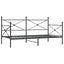daybed uden madras 100x200 cm stål sort