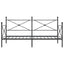 daybed uden madras 100x200 cm stål sort