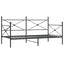 daybed uden madras 107x203 cm stål sort