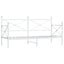 daybed uden madras 90x200 cm stål hvid