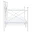 daybed uden madras 90x200 cm stål hvid