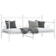 daybed uden madras 100x200 cm stål hvid