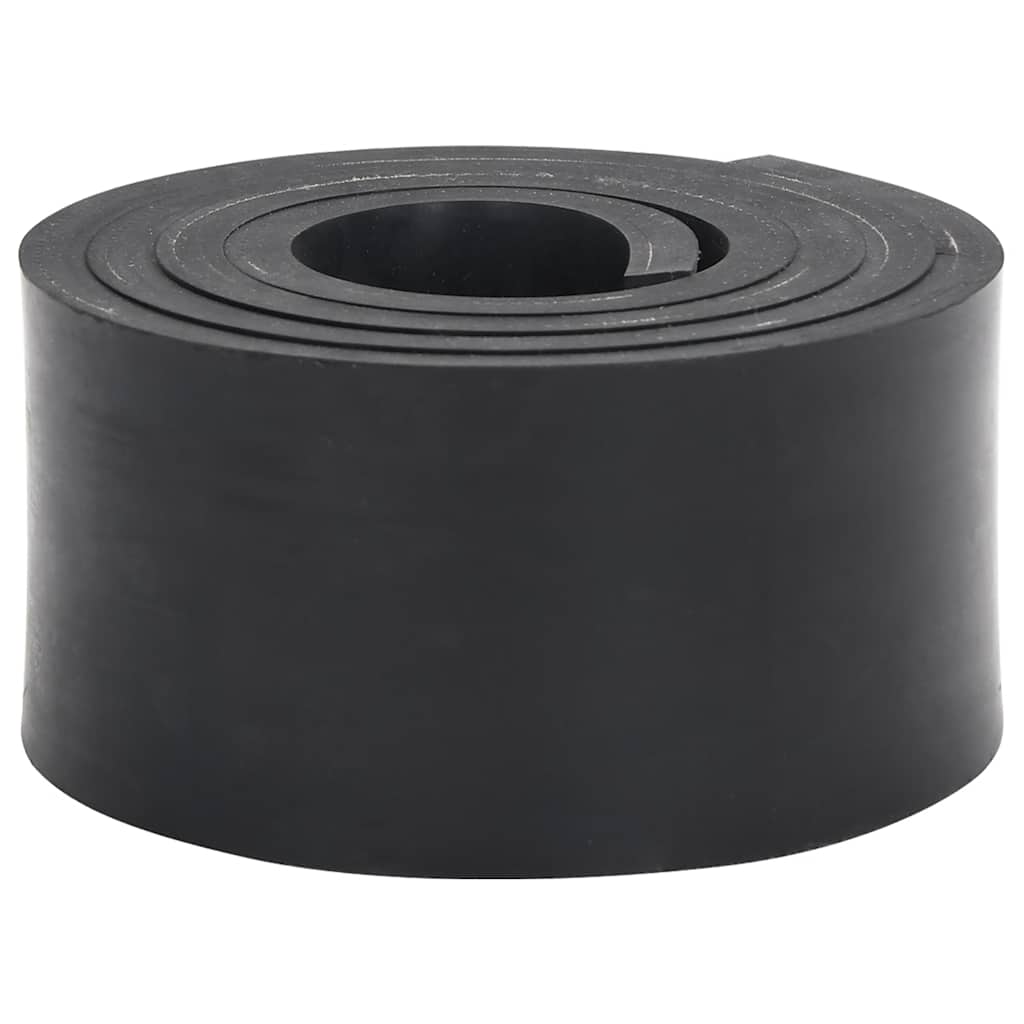 Gummikant til sneplov Sort 200x8x1 cm