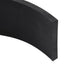 Gummikant til sneplov Sort 200x8x1 cm