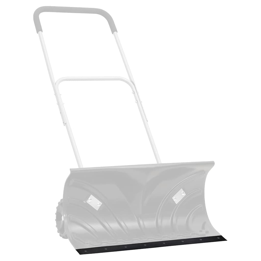 Gummikant til sneplov Sort 200x8x1 cm