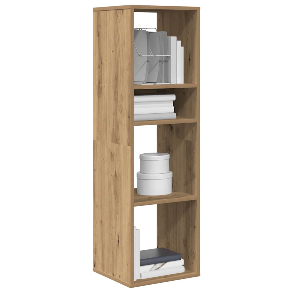 bogskab 34x31x112 cm konstrueret træ kunsteg billede