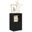 bogreol 31x24x52 cm konstrueret træ sort-eg