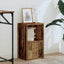 bogreol 31x24x52 cm konstrueret træ antikt træ