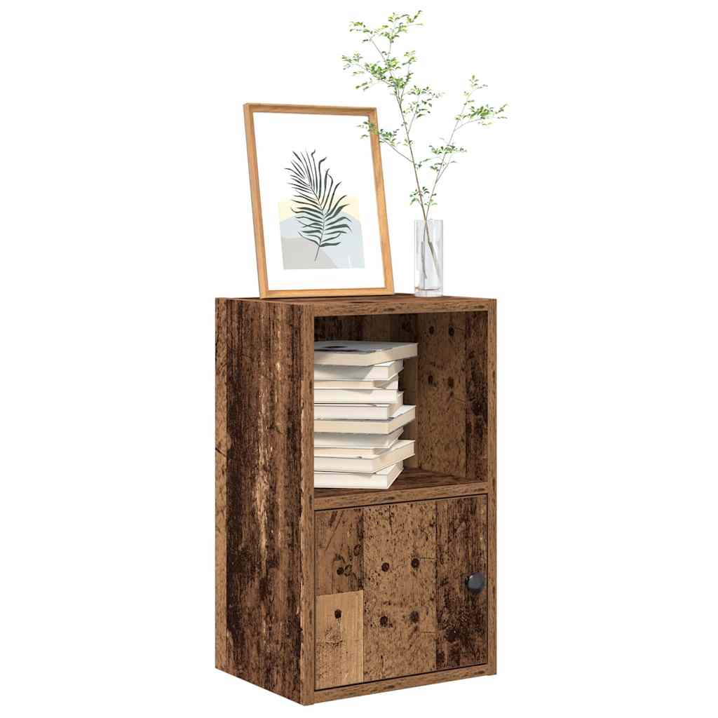 bogreol 31x24x52 cm konstrueret træ antikt træ billede