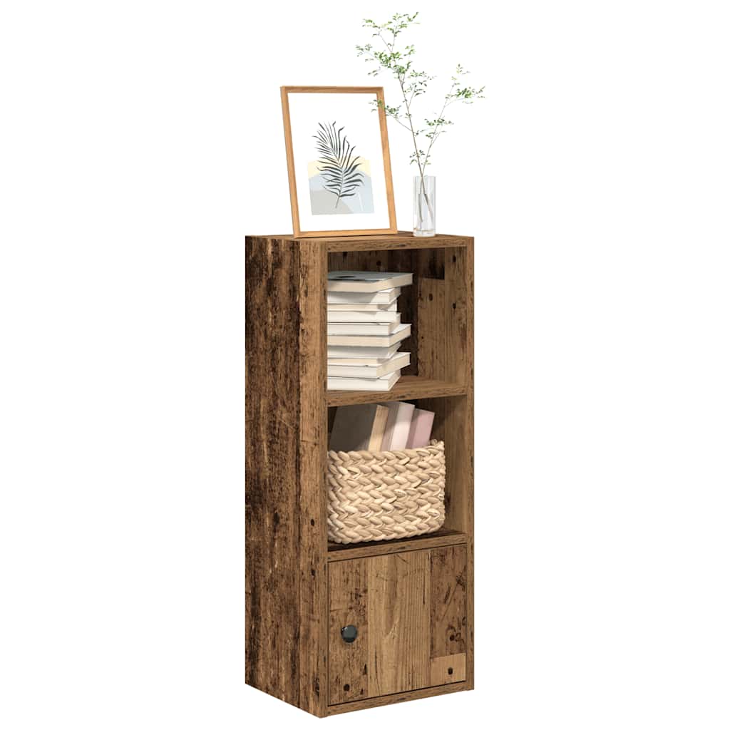 bogreol 31x24x77 cm konstrueret træ antikt træ billede