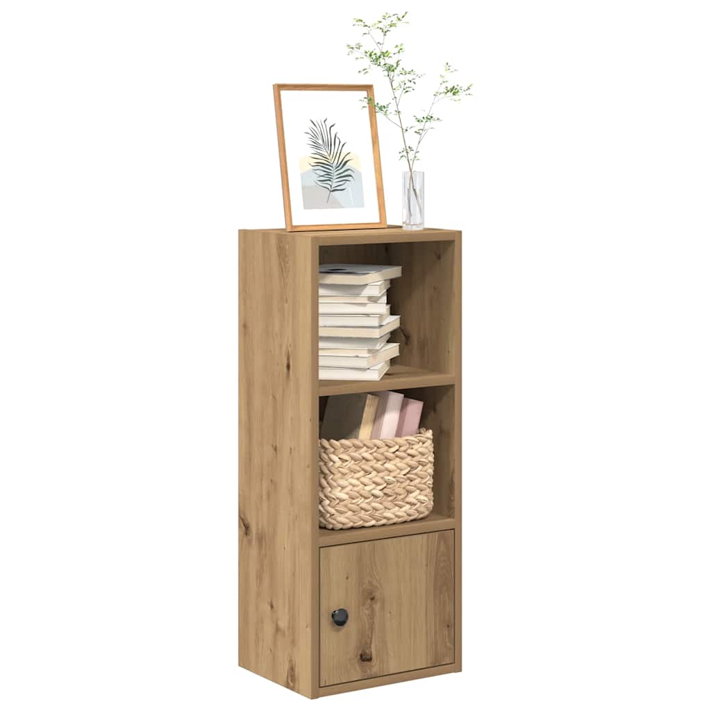 bogreol 31x24x77 cm konstrueret træ kunsteg