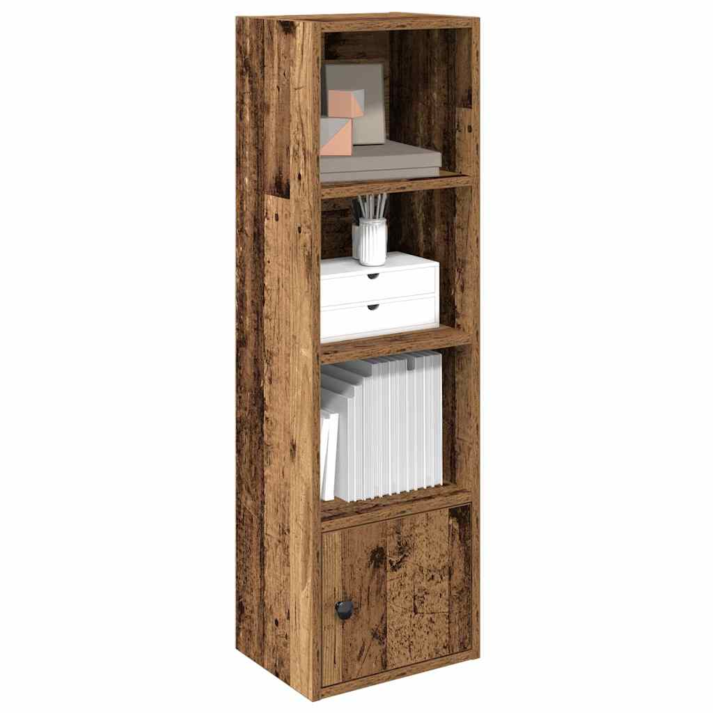 bogreol 31x24x102 cm konstrueret træ antikt træ billede