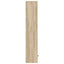 bogreol 31x24x127 cm konstrueret træ sonoma-eg