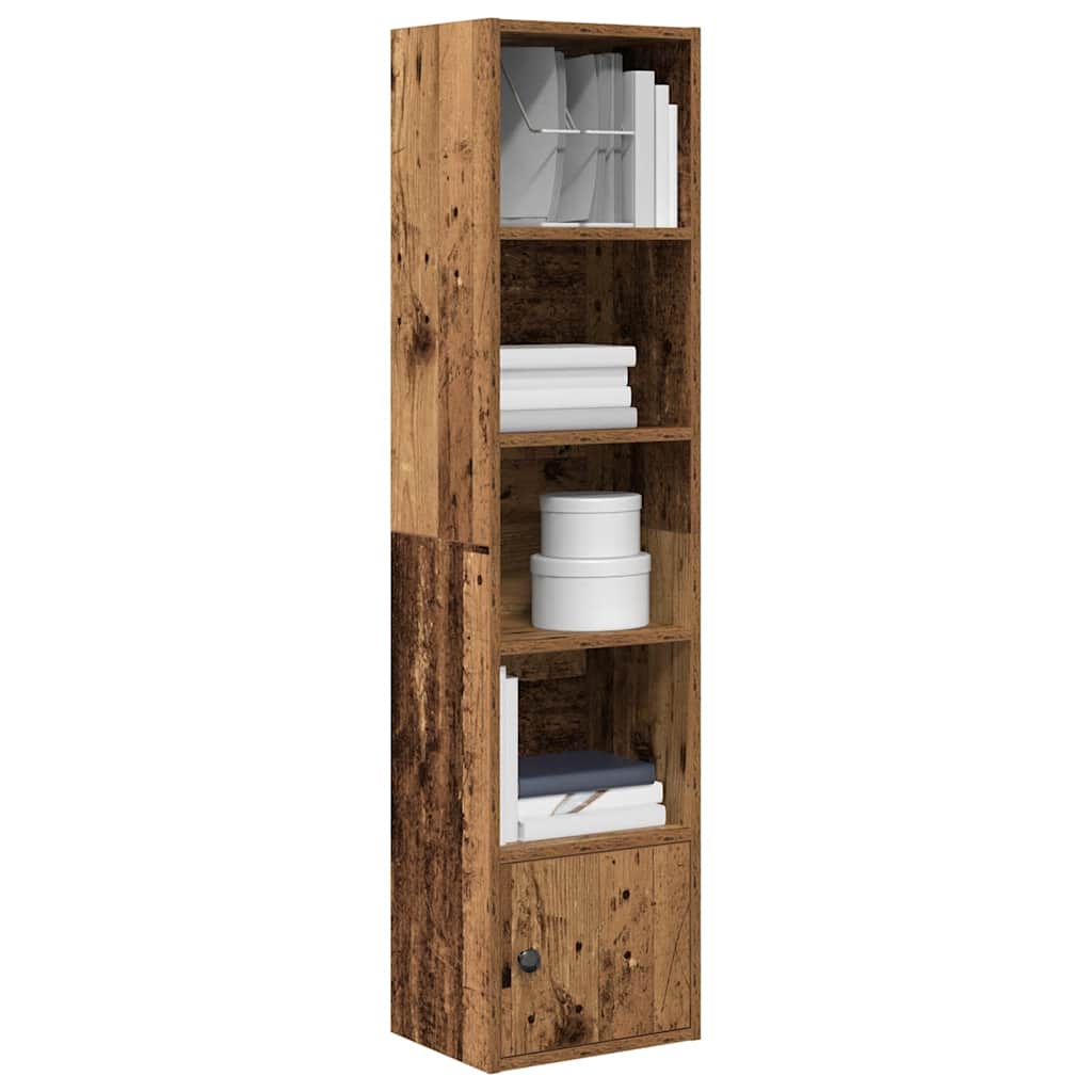 bogreol 31x24x127 cm konstrueret træ antikt træ billede