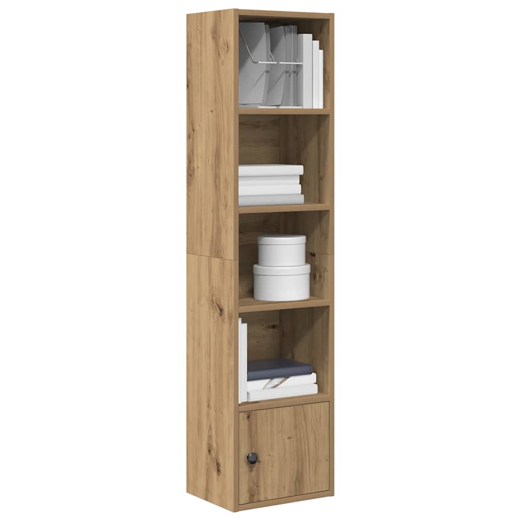 bogreol 31x24x127 cm konstrueret træ kunsteg billede