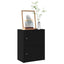 bogreol 40x24x52 cm konstrueret træ sort-eg