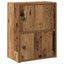 bogreol 40x24x52 cm konstrueret træ antikt træ