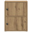 bogreol 40x24x52 cm konstrueret træ kunsteg