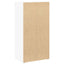 bogreol 40x24x77 cm konstrueret træ hvid