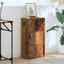 bogreol 40x24x77 cm konstrueret træ antikt træ