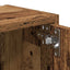 bogreol 40x24x102 cm konstrueret træ antikt træ