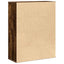 bogreol 60x24x76,5 cm konstrueret træ røget egetræsfarve