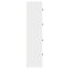bogreol 60x24x101,5 cm konstrueret træ hvid