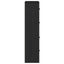 bogreol 60x24x101,5 cm konstrueret træ sort-eg