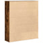 bogreol 89x24x101,5 cm konstrueret træ røget egetræsfarve