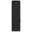 bogreol 60x24x85 cm konstrueret træ sort-eg