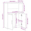 bogreol 60x24x85 cm konstrueret træ antikt træ