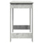 skrivebord 100x45x75 cm konstrueret træ betongrå