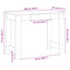 skrivebord 100x45x75 cm konstrueret træ antikt træ