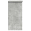 skrivebord m. hylder 84x40x78 cm konstrueret træ betongrå