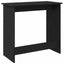 skrivebord 80x40x75 cm konstrueret træ sort